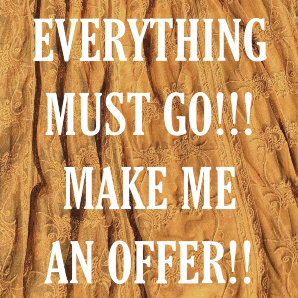 Everything must go. Open to reasonable offers